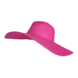 Women Straw Sun Hat Wide Brim Floppy Beach Cap UPF 50+ SZ90045