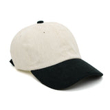 Corduroy Baseball Cap Casual Dad Ball Hat Adjustable Unisex Outdoor