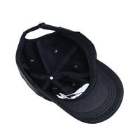 Lettering Embroidery Baseball Cap Casual Satin Dad Ball Hat Adjustable TG11584