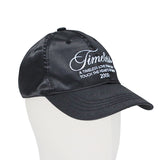 Lettering Embroidery Baseball Cap Casual Satin Dad Ball Hat Adjustable TG11584