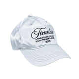 Lettering Embroidery Baseball Cap Casual Satin Dad Ball Hat Adjustable TG11584