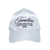 Lettering Embroidery Baseball Cap Casual Satin Dad Ball Hat Adjustable TG11584