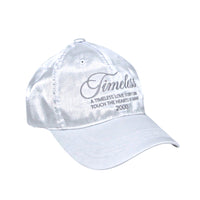Lettering Embroidery Baseball Cap Casual Satin Dad Ball Hat Adjustable TG11584