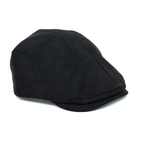 Ivy Flat Cap Faux Suede Newsboy Hat Gatsby Cabbie Hat Button Adjustable TG31581
