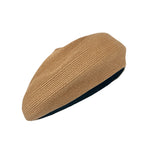 Beret Hat Breathable Mesh Summer Straw Berets