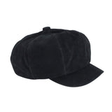 Velvet Plain Baker Boy Hat Beret Cap Newsboy Hat Adjustable