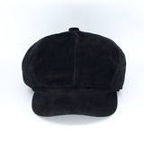 Velvet Plain Baker Boy Hat Beret Cap Newsboy Hat Adjustable TGG1587