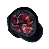 Velvet Plain Baker Boy Hat Beret Cap Newsboy Hat Adjustable TGG1587