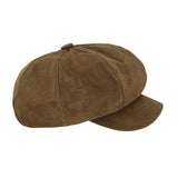 Velvet Plain Baker Boy Hat Beret Cap Newsboy Hat Adjustable TGG1587