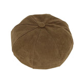 Velvet Plain Baker Boy Hat Beret Cap Newsboy Hat Adjustable TGG1587