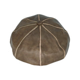 Baker Boy Hat Faux Leather Beret Cap Newsboy Hat Adjustable TGG1588