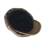 Baker Boy Hat Faux Leather Beret Cap Newsboy Hat Adjustable TGG1588