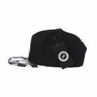 Snapback Hat Panda Bear Paper Fold Patch Geometry Pattern Flat Brim Cotton Baseball Cap TR2935