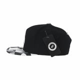 Snapback Hat Panda Bear Paper Fold Patch Geometry Pattern Flat Brim Cotton Baseball Cap TR2935