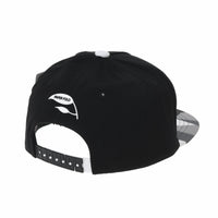 Snapback Hat Panda Bear Paper Fold Patch Geometry Pattern Flat Brim Cotton Baseball Cap TR2935
