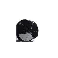 Snapback Hat Panda Bear Paper Fold Patch Geometry Pattern Flat Brim Cotton Baseball Cap TR2935