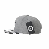 Snapback Hat Panda Bear Paper Fold Patch Geometry Pattern Flat Brim Cotton Baseball Cap TR2935