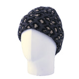 Knitted Beanie Leopard Pattern Hat Soft Warm Watch Cap XZ50073