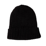 Ribbed Knit Beanie Classic Plain Warm Cuff Daily Cap