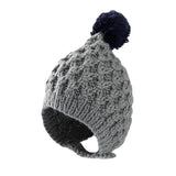 Baby Knit Winter Pom Beanie Warm Earflap Toddler Hat