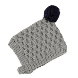 Baby Knit Winter Pom Beanie Warm Earflap Toddler Hat XZJ0068