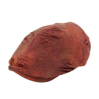 Cotton Distressed Newsboy Hat Washed Vintage Cabbie Gatsby Flat Cap YT31413