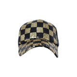 Glitter Sequin Hat Bling Meshed Sparkle Shining Baseball Cap for Adults Costume YTM1412