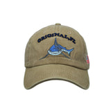 Shark Embroidery Baseball Cap USA Flag Plain Dad Hat YZ10086