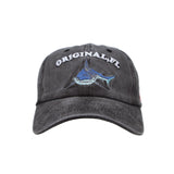 Shark Embroidery Baseball Cap USA Flag Plain Dad Hat YZ10086