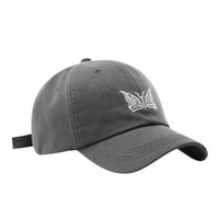 Cotton Butterfly Embroidery Hat Basic Trucker Dad Baseball Cap YZ10118