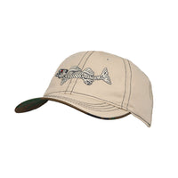 Cotton Fishing Hat Fish Bone Embroidery Trucker Dad Baseball Cap