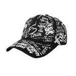 Cotton Adjustable Baseball Cap Graffiti Art Tattoo Graphic Hat