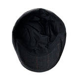 Wool Blend Flat Cap Classic Herringbone Ivy Gatsby Hat YZ30100