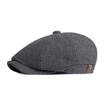 Mens Newsboy Caps 8 Piece Flat Gatsby Ivy Herringbone Tweed Hat
