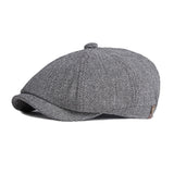 Mens Newsboy Caps 8 Piece Flat Gatsby Ivy Herringbone Tweed Hat YZ30105