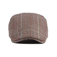 Adjustable Newsboy Hats Cotton Tweed Ivy Flat Cap Irish Cabbie Gatsby Golf YZ30108