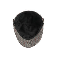 Adjustable Newsboy Hats Cotton Tweed Ivy Flat Cap Irish Cabbie Gatsby Golf YZ30108