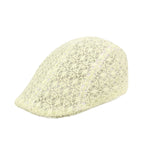 Breathable Mesh Summer Hat Newsboy Ivy Cap Cabbie Flat Cap