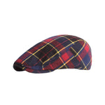Check Newsboy Hat Cotton Ivy Cap Gatsby Cabbie Driving Hunting Golf Flat Cap