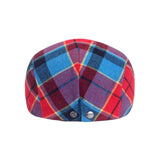 Check Newsboy Hat Cotton Ivy Cap Gatsby Cabbie Driving Hunting Golf Flat Cap YZ30218
