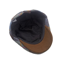 Tartan Plaid Flat Cap - Irish Ivy Driving Golf Newsboy Hat YZ30229