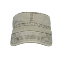 Washed Cotton Cadet Cap Vintage Military Army Hat Mens Womens YZ40122