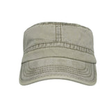 Washed Cotton Cadet Cap Vintage Military Army Hat Mens Womens YZ40122