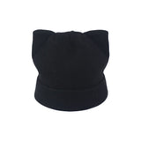 Crochet Hat Cat Ear Beanie Ribbed Knit Slouchy Beanie YZ50213