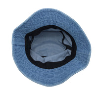 Cotton Washed Denim Bucket Hat Unisex Outdoor Fishing Boonie Cap YZB0121