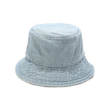 Cotton Washed Denim Bucket Hat Unisex Outdoor Fishing Boonie Cap YZB0121