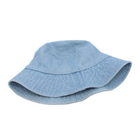 Cotton Washed Denim Bucket Hat Unisex Outdoor Fishing Boonie Cap YZB0121