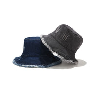Cotton Washed Denim Bucket Hat Unisex Outdoor Fishing Boonie Cap YZB0121