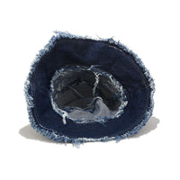 Cotton Washed Denim Bucket Hat Unisex Outdoor Fishing Boonie Cap YZB0121