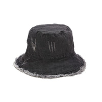 Cotton Washed Denim Bucket Hat Unisex Outdoor Fishing Boonie Cap YZB0121
